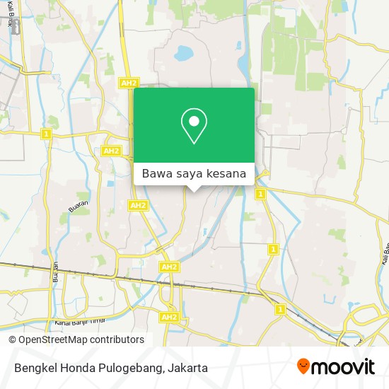 Peta Bengkel Honda Pulogebang