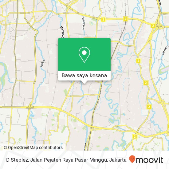 Peta D Steplez, Jalan Pejaten Raya Pasar Minggu