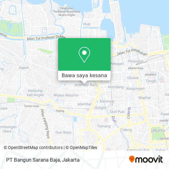 Peta PT Bangun Sarana Baja