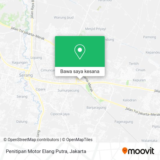 Peta Penitipan Motor Elang Putra, Cipocok Jaya