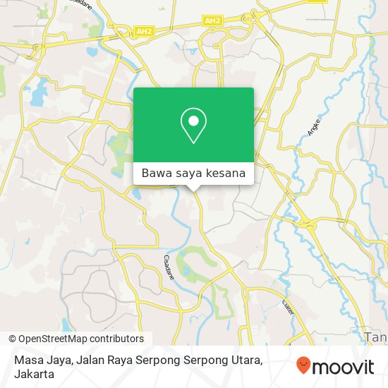 Peta Masa Jaya, Jalan Raya Serpong Serpong Utara
