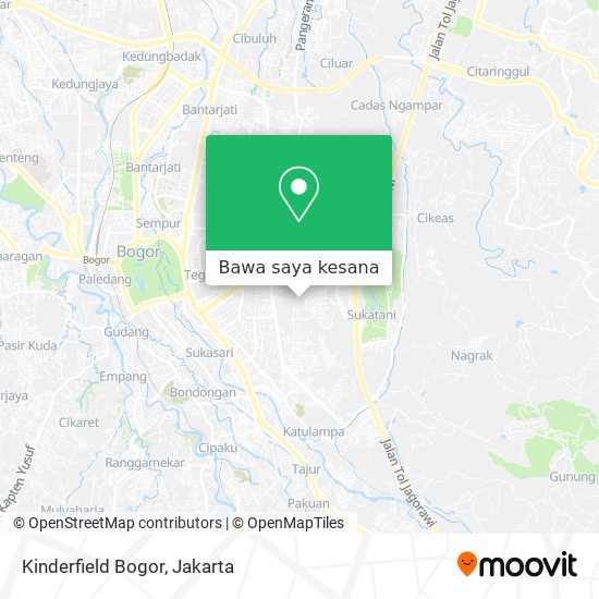 Peta Kinderfield Bogor