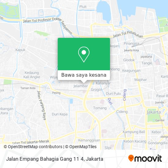 Peta Jalan Empang Bahagia Gang 11 4