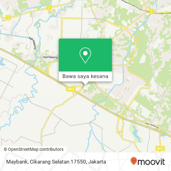 Peta Maybank, Cikarang Selatan 17550