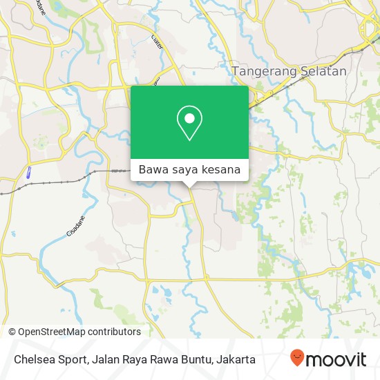 Peta Chelsea Sport, Jalan Raya Rawa Buntu