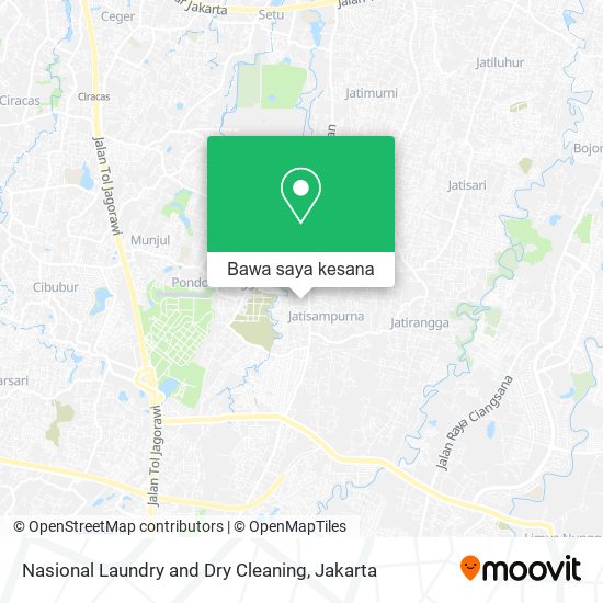 Peta Nasional Laundry and Dry Cleaning