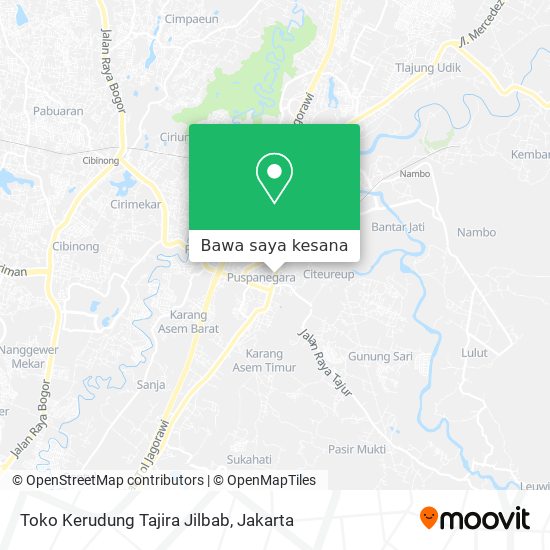 Peta Toko Kerudung Tajira Jilbab