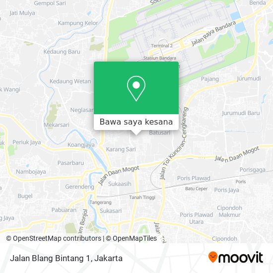 Peta Jalan Blang Bintang 1