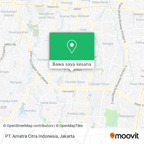 Peta PT. Amatra Citra Indonesia