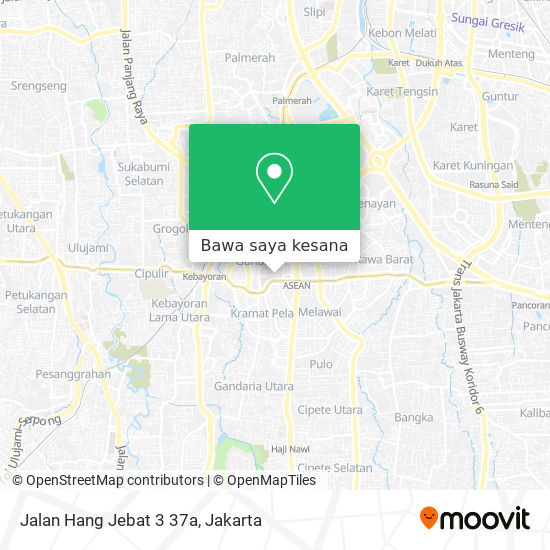 Peta Jalan Hang Jebat 3 37a