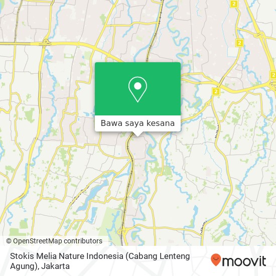 Peta Stokis Melia Nature Indonesia (Cabang Lenteng Agung)