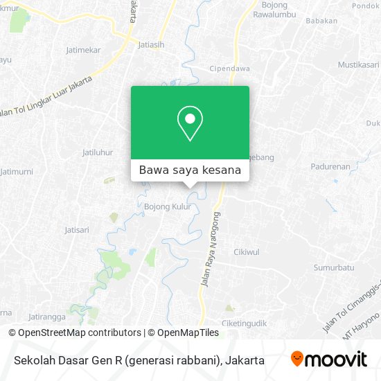 Peta Sekolah Dasar Gen R (generasi rabbani)
