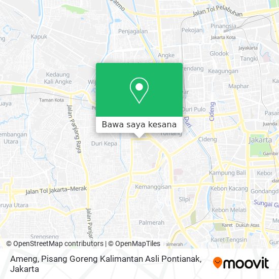 Peta Ameng, Pisang Goreng Kalimantan Asli Pontianak