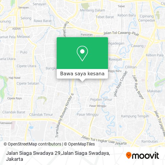 Peta Jalan Siaga Swadaya 29,Jalan Siaga Swadaya