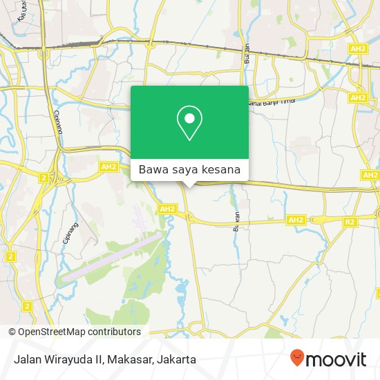 Peta Jalan Wirayuda II, Makasar
