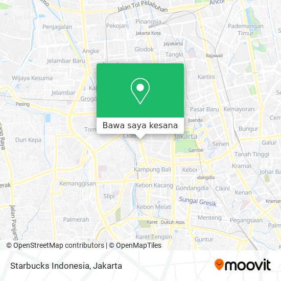 Peta Starbucks Indonesia