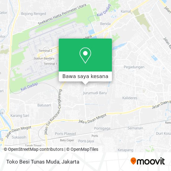 Peta Toko Besi Tunas Muda