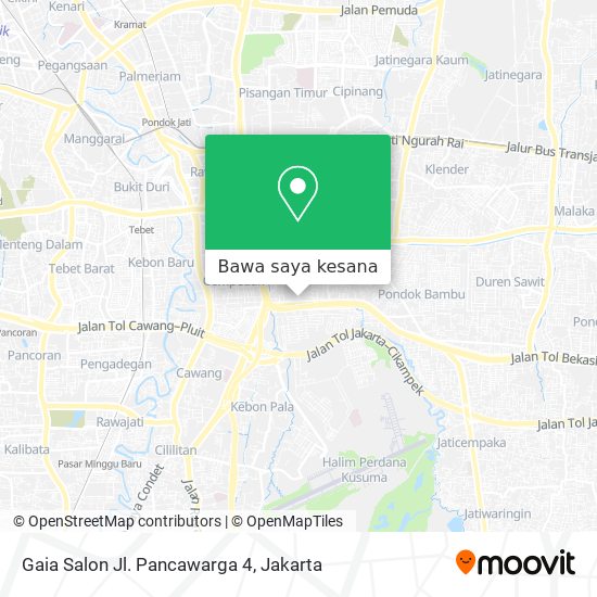 Peta Gaia Salon Jl. Pancawarga 4