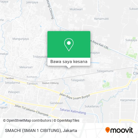 Peta SMACHI (SMAN 1 CIBITUNG)