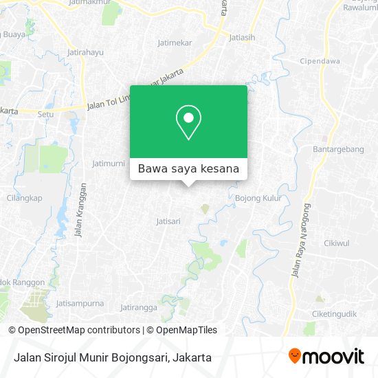 Peta Jalan Sirojul Munir Bojongsari