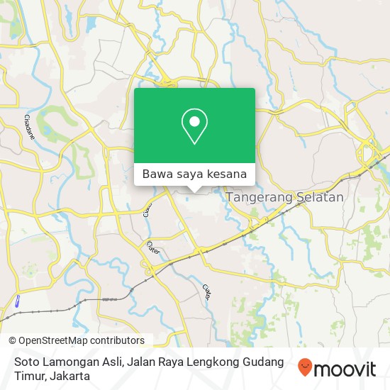 Peta Soto Lamongan Asli, Jalan Raya Lengkong Gudang Timur