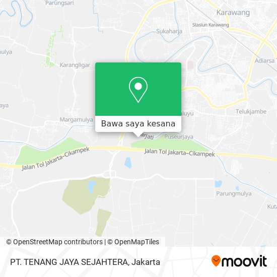 Peta PT. TENANG JAYA SEJAHTERA