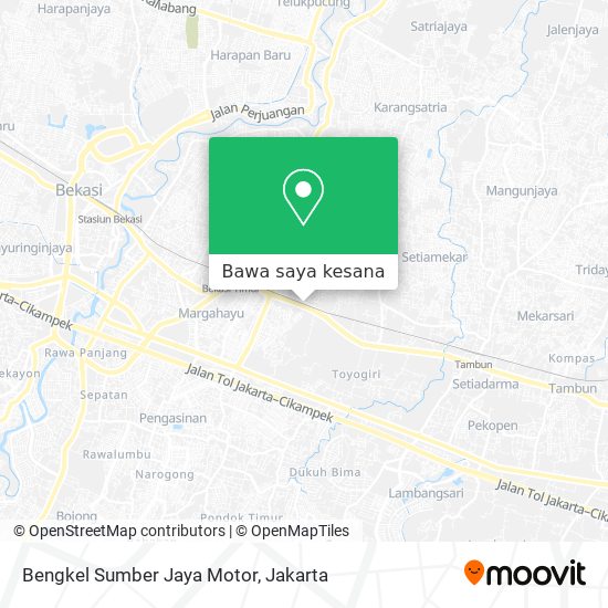 Peta Bengkel Sumber Jaya Motor
