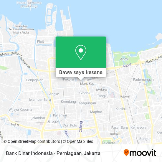 Peta Bank Dinar Indonesia - Perniagaan