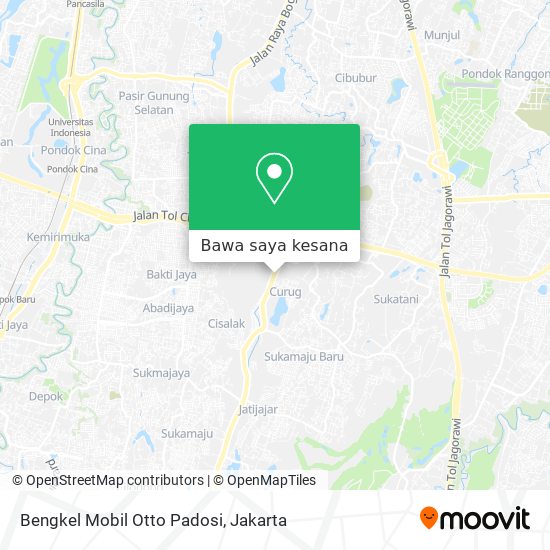 Peta Bengkel Mobil Otto Padosi