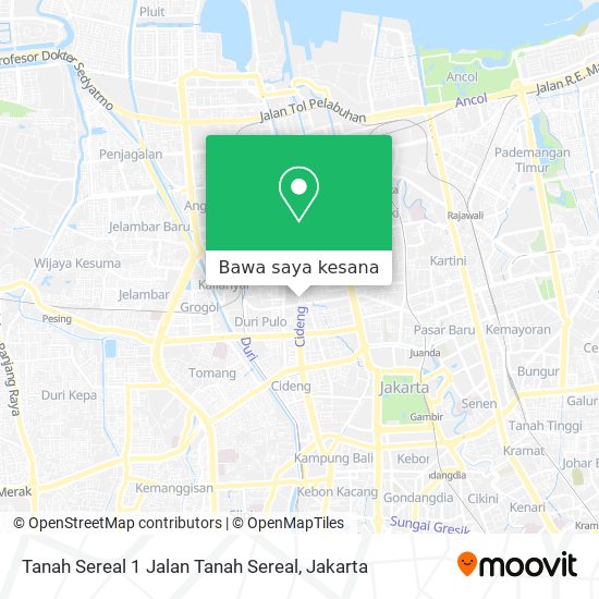 Peta Tanah Sereal 1 Jalan Tanah Sereal