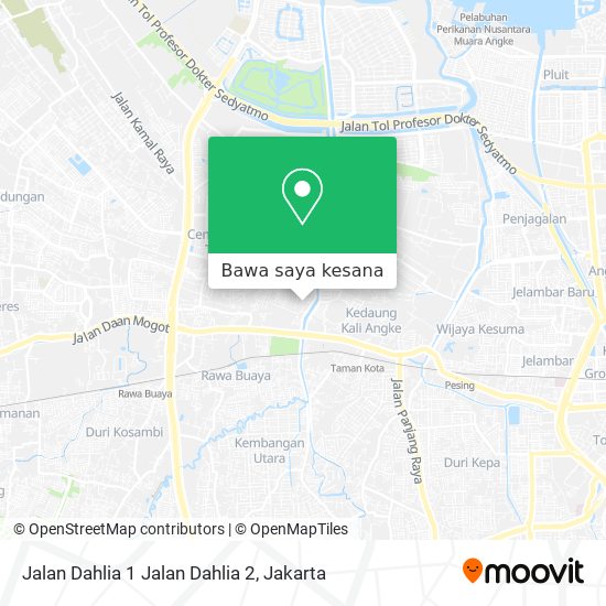 Peta Jalan Dahlia 1 Jalan Dahlia 2