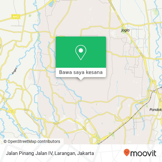 Peta Jalan Pinang Jalan IV, Larangan