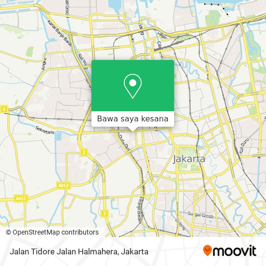 Peta Jalan Tidore Jalan Halmahera