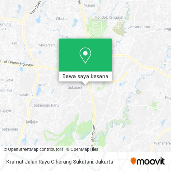 Peta Kramat Jalan Raya Ciherang Sukatani