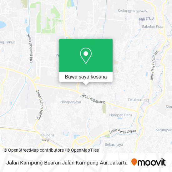 Peta Jalan Kampung Buaran Jalan Kampung Aur