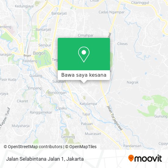 Peta Jalan Selabintana Jalan 1