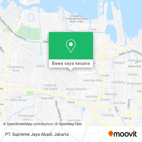 Peta PT. Supreme Jaya Abadi