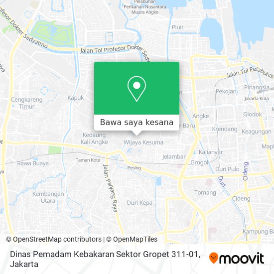 Peta Dinas Pemadam Kebakaran Sektor Gropet 311-01
