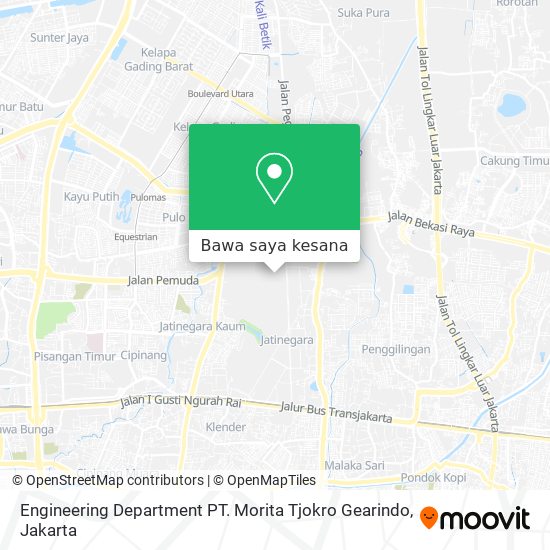 Peta Engineering Department PT. Morita Tjokro Gearindo