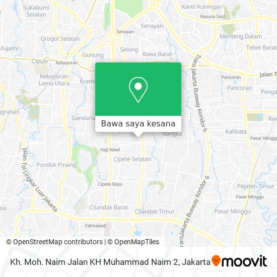 Peta Kh. Moh. Naim Jalan KH Muhammad Naim 2