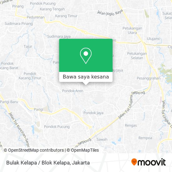 Peta Bulak Kelapa / Blok Kelapa