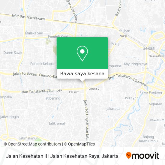 Peta Jalan Kesehatan III Jalan Kesehatan Raya