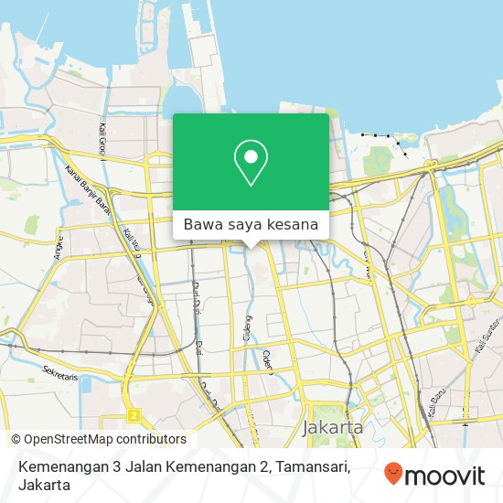 Peta Kemenangan 3 Jalan Kemenangan 2, Tamansari