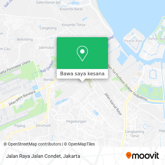 Peta Jalan Raya Jalan Condet