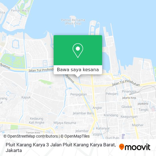 Peta Pluit Karang Karya 3 Jalan Pluit Karang Karya Barat