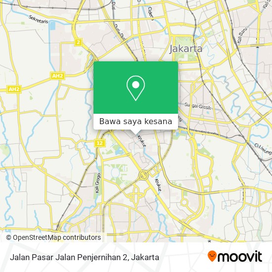 Peta Jalan Pasar Jalan Penjernihan 2