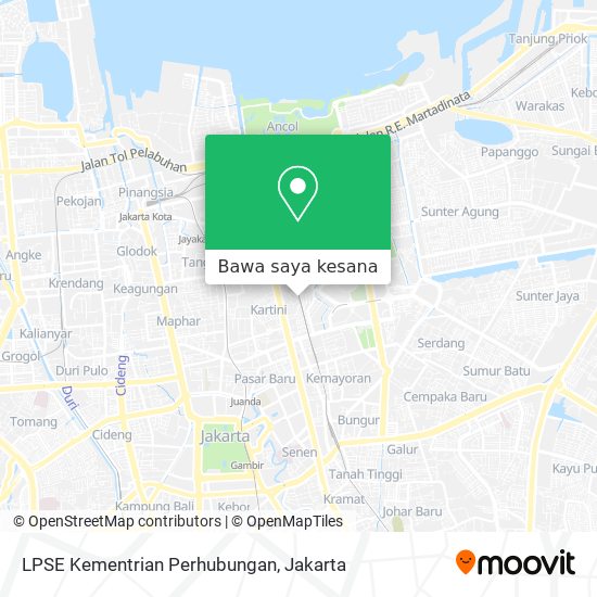 Peta LPSE Kementrian Perhubungan