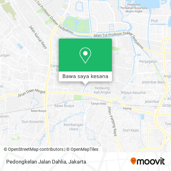 Peta Pedongkelan Jalan Dahlia