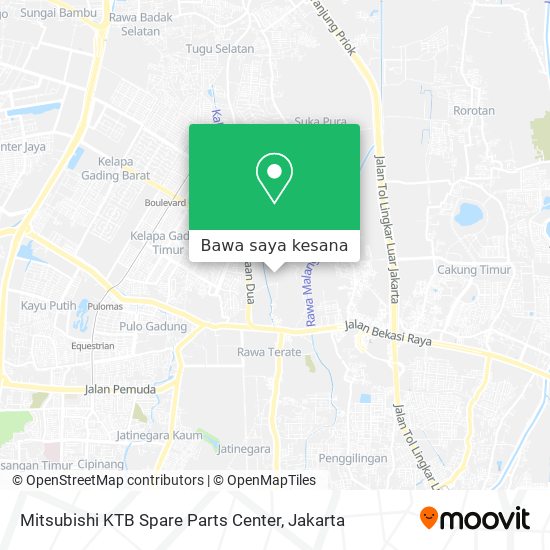 Peta Mitsubishi KTB Spare Parts Center