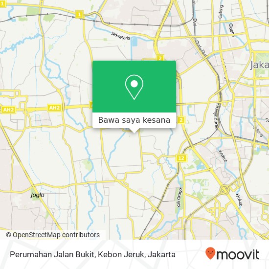 Peta Perumahan Jalan Bukit, Kebon Jeruk